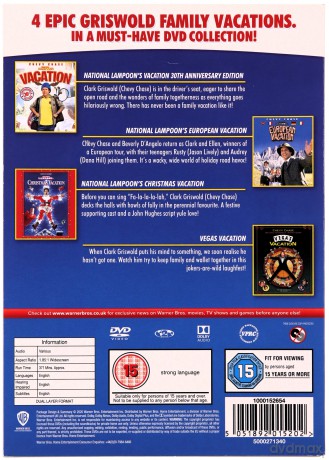 National Lampoons Vacations Box Set (W krzywym zwierciadle: Wakacje) [4DVD]