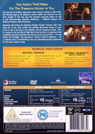 National Treasure 1-2 (Skarb Narodów 1-2) [2DVD]