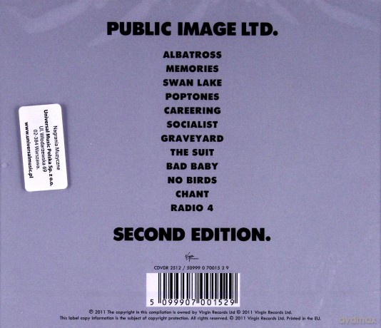 Public Image Limited: Second Edition [CD]