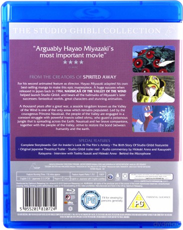 Nausicaa Of The Valley Of Wind (Nausicaä z Doliny Wiatru) [Blu-Ray]