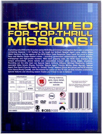 Navy Ncis: Naval Criminal Investigative Service: Season 1-13 (Agenci NCIS) [78DVD]
