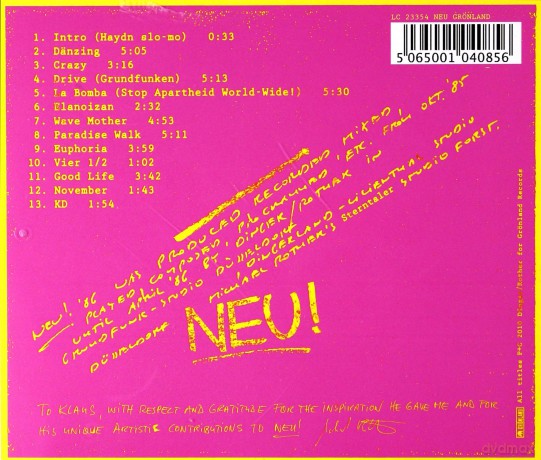 Neu!: Neu 86 [CD]