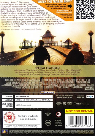 Never Let Me Go (Nie opuszczaj mnie) [DVD]