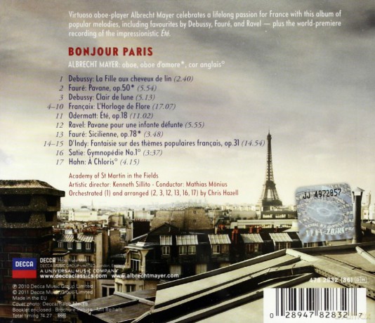 Albrecht Mayer: Bonjour Paris (PL) [CD]