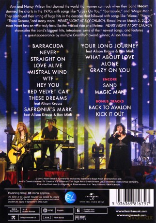Heart: Night At Sky Chruch [DVD]