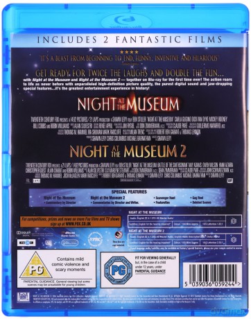 Night At The Museum / Night At The Museum 2 (Noc w muzeum 1-2) [Blu-Ray]