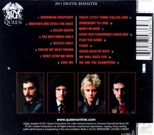 Queen: Greatest Hits [CD]