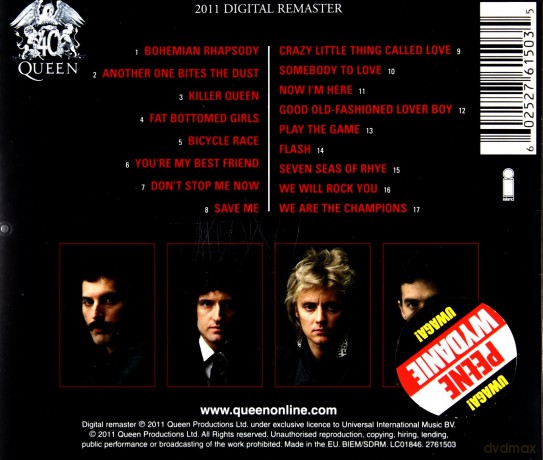 Queen: Greatest Hits (PL) [CD]