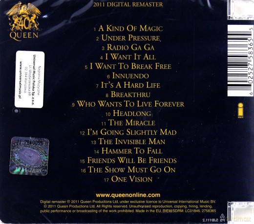 Queen: Greatest Hits II [CD]