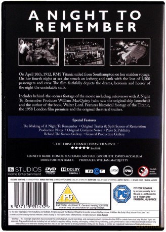 Night To Remember [DVD]