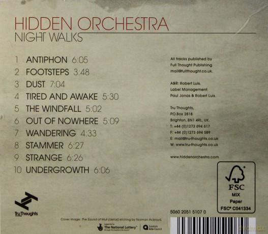 Hidden Orchestra: Night Walks [CD]