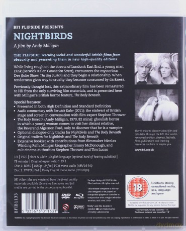 Nightbirds The Body Beneath [Blu-Ray]+[DVD]