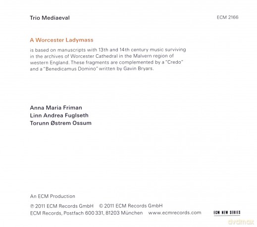 Trio Medieval: A Worcester Ladymass [CD]