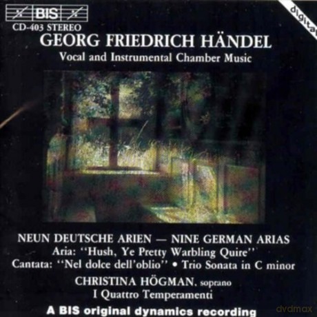Hogman.Christina: Nine German Arias (I Quattro Temperamenti. Bergman. Hogman) [CD]
