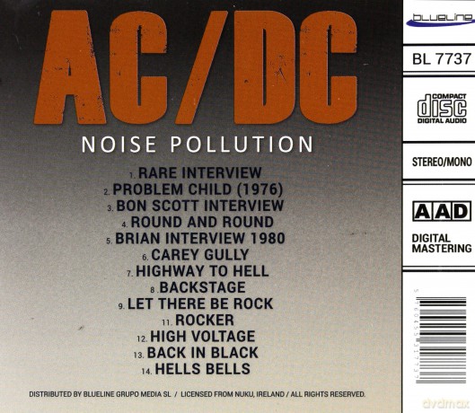 AC/DC: Noise Pollution [CD]