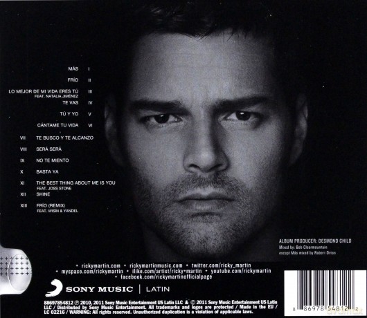 Ricky Martin: Mas - Musica + Alma + Sexo (Eco Style) [CD]