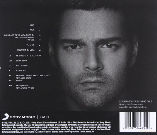 Ricky Martin: Mas - Musica + Alma + Sexo [CD]