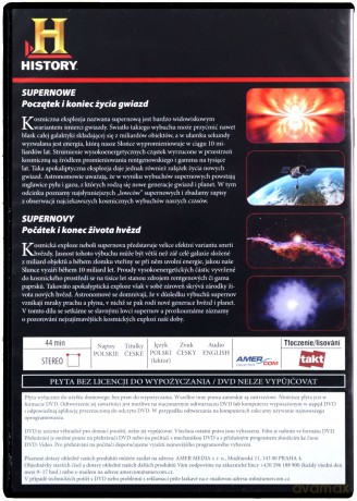 Kosmos - Tajemnice Wszechświata 06: Supernowe.Początek i koniec życia gwiazd [DVD]