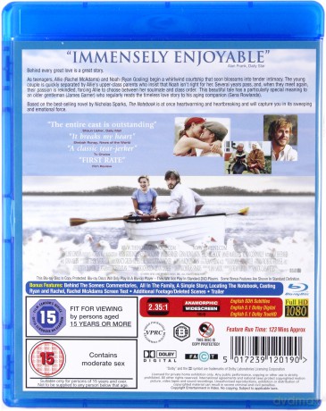 The Notebook (Pamiętnik) [Blu-Ray]