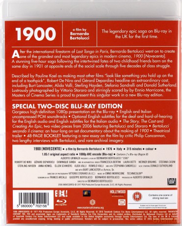 Novecento (1900) [2xBlu-Ray]