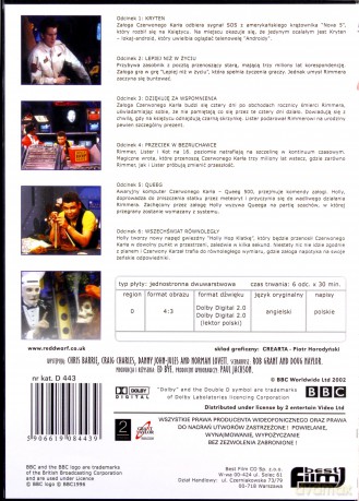 Czerwony Karzeł serie 1+2+3 (BBC) Pakiet [3DVD]