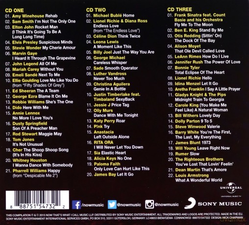 Now Thats What I Call A Singer [3CD]
