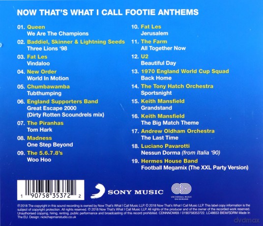 Now Thats What I Call Footie [CD]