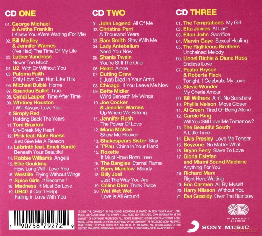 Now Thats What I Call Love Songs [3CD]