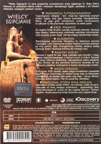 Discovery Channel: Wielcy Egipcjanie [2DVD]