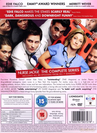 Nurse Jackie: The Complete Series [17DVD]