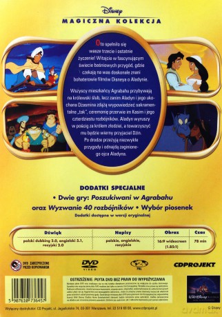 Aladyn i Król Złodziei (Magiczna Kolekcja) (Disney) [DVD]