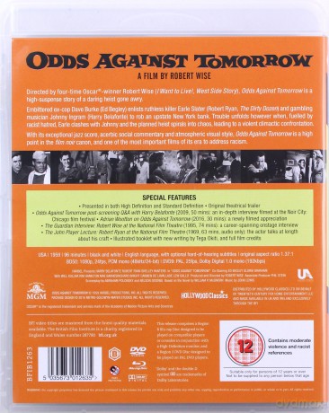 Odds Against Tomorrow Dual Format [Blu-Ray]+[DVD]