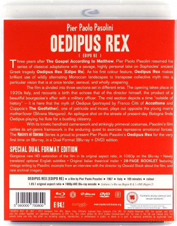 Oedipus Rex (Król Edyp) [Blu-Ray]+[DVD]