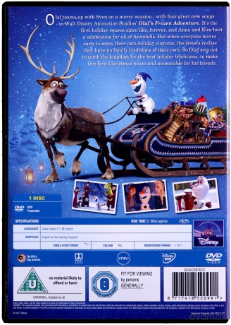 Olafs Frozen Adventure DVD (Trade-wide release) [DVD]