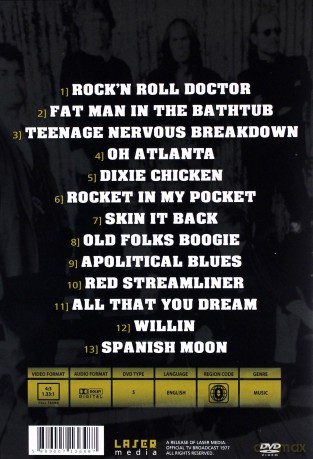 Little Feat: Old Folks Boogie Live [DVD]