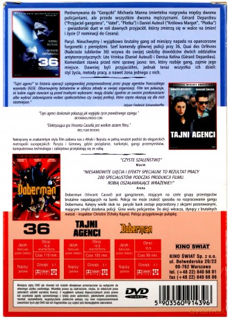 Kino europejskie (Francja): 36 / Tajni agenci / Doberman BOX [4DVD]