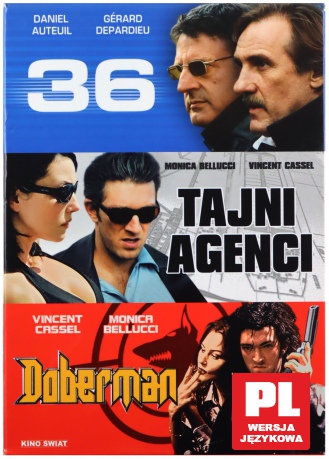 Kino europejskie (Francja): 36 / Tajni agenci / Doberman BOX [4DVD]