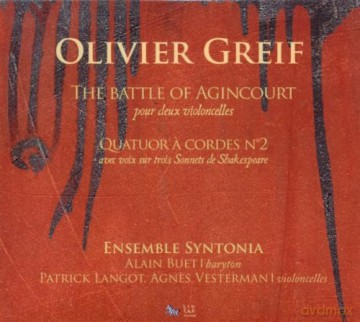 Of Agincourt Ensemble Syntonia: Olivier Greif - The Battle [CD]