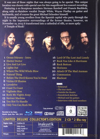 Michael Schenkers Temple Of Rock: On A Mission - Live In Madrid [2CD]
