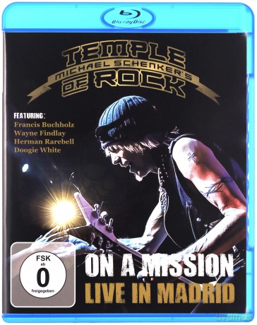 Michael Schenkers Temple Of Rock: On A Mission Live In Madrid [Blu-Ray]
