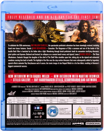 One Million Years BC (Milion lat pred naszą erą) [Blu-Ray]+[DVD]