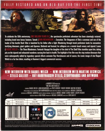 One Million Years BC (Milion lat pred naszą erą) [Blu-Ray]+[DVD]