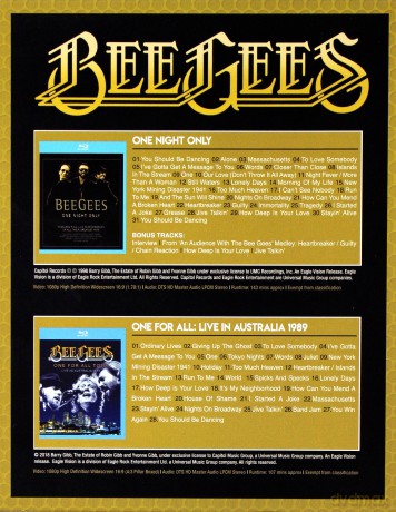 One Night Only One For All [2xBlu-Ray]