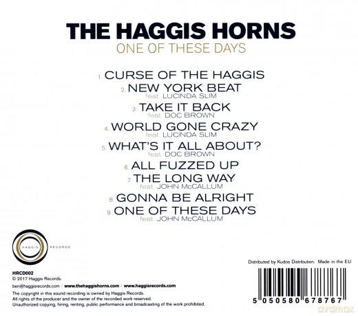 Haggis Horns: One Of These Days [CD]