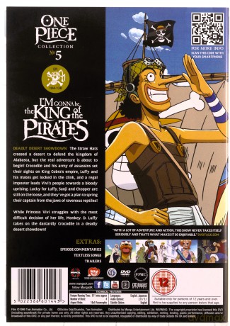 One Piece (Uncut) Collection 5 (Episodes 104-130) [4DVD]