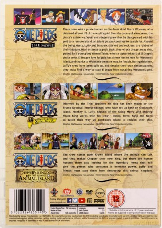 One Piece Movie Collection 1 (Contains Films 1-3) [3DVD]