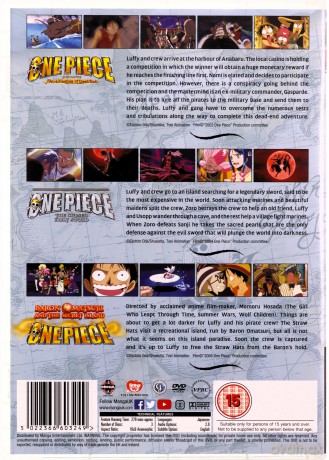 One Piece Movie Collection 2 (Contains Films 4-6) [3DVD]