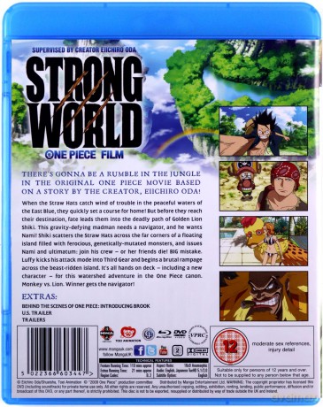 One Piece The Movie: Strong World [Blu-Ray]+[DVD]