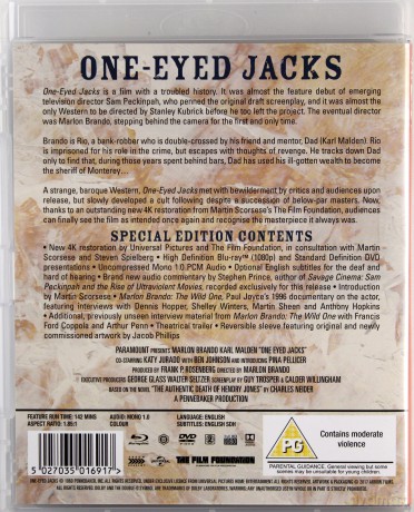 One-Eyed Jacks (Dwa oblicza zemsty) [Blu-Ray]+[DVD]