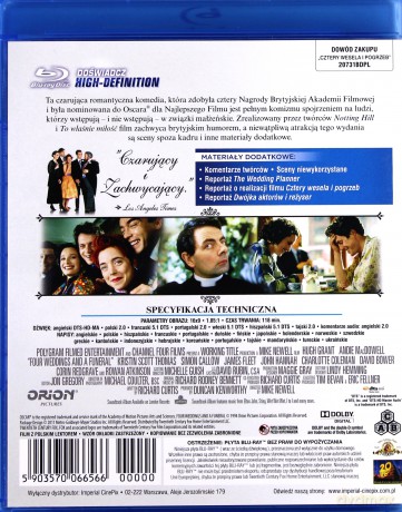 Cztery wesela i pogrzeb [Blu-Ray]